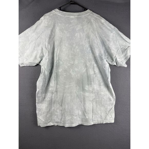 Vintage The Mountain Short Sleeve T-Shirt Lion Blue Tie-Dye Cotton 2XL - Picture 7 of 8